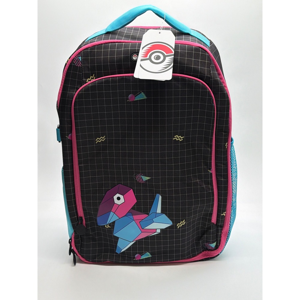 Pokemon Center Porygon Cyber Grid Backpack TCG Card Storage Organizer Bag NEW